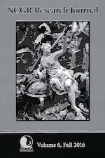 NCGR Research Journal Vol 6 Fall 2016